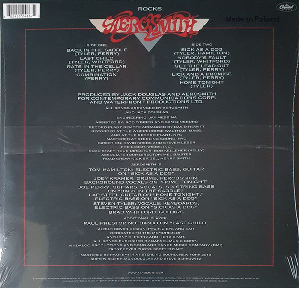 Aerosmith : Rocks (LP, RE, RM, RP)