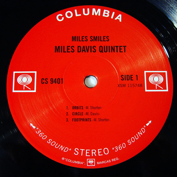 The Miles Davis Quintet : Miles Smiles (LP, Album, RE, RM, 180)