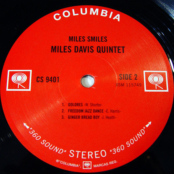 The Miles Davis Quintet : Miles Smiles (LP, Album, RE, RM, 180)