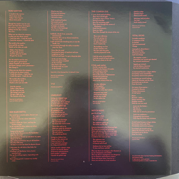 Rush : Moving Pictures (LP, Album, Ltd, RE, Whi)