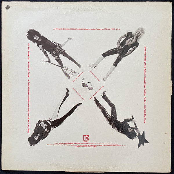 Mötley Crüe : Too Fast For Love (LP, Album)