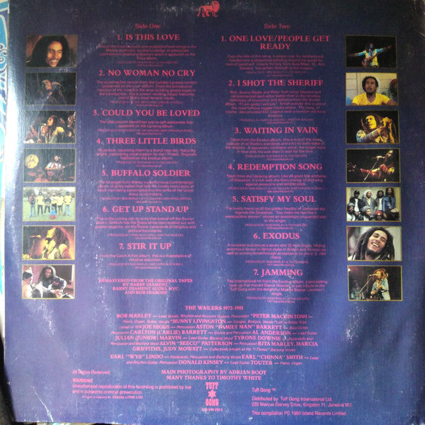 Bob Marley & The Wailers : Legend (The Best Of Bob Marley And The Wailers) (LP, Comp, RE)