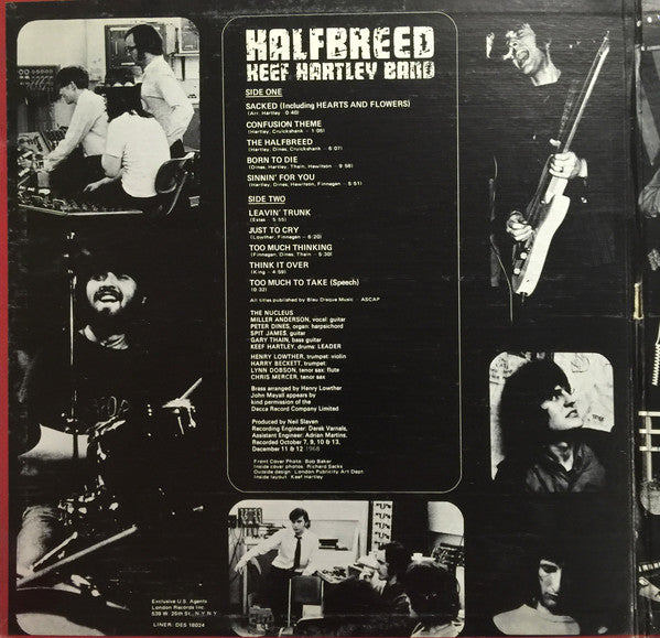 The Keef Hartley Band : Halfbreed (LP, Album)
