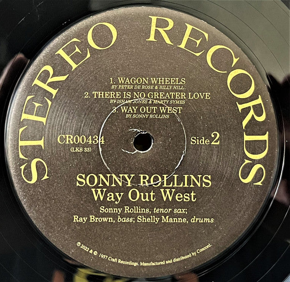 Sonny Rollins : Go West! The Contemporary Records Albums (LP, Album, RE, RM, 180 + LP, Album, RE, RM, 180 + )