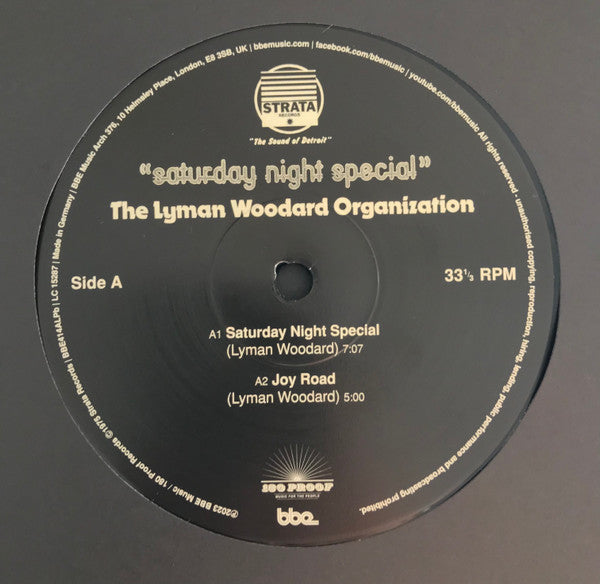 The Lyman Woodard Organization : Saturday Night Special (2xLP, Album, RE)