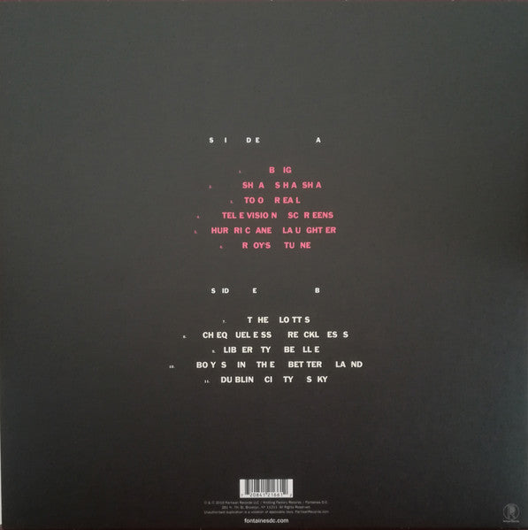 Fontaines D.C. : Dogrel (LP, Album, RE)