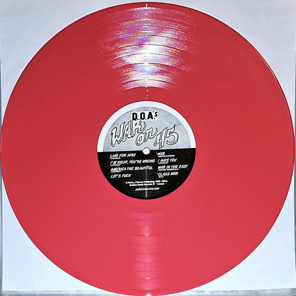 D.O.A. (2) : War On 45 (LP, Ltd, Che)