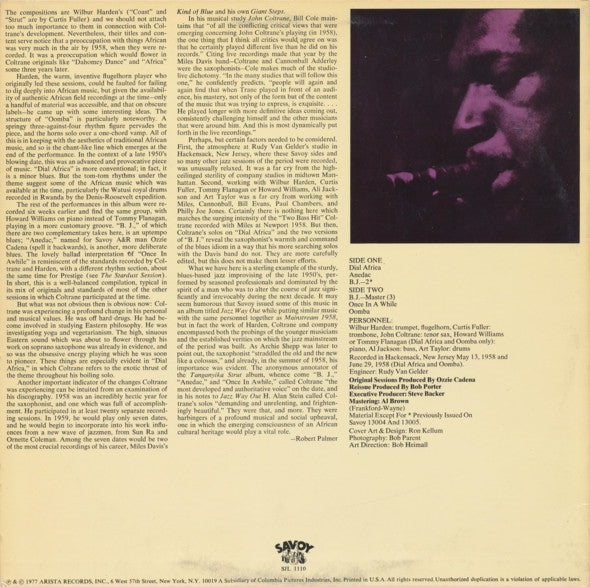 John Coltrane - Wilbur Harden : Dial Africa (LP, Comp)