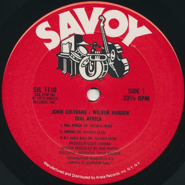 John Coltrane - Wilbur Harden : Dial Africa (LP, Comp)