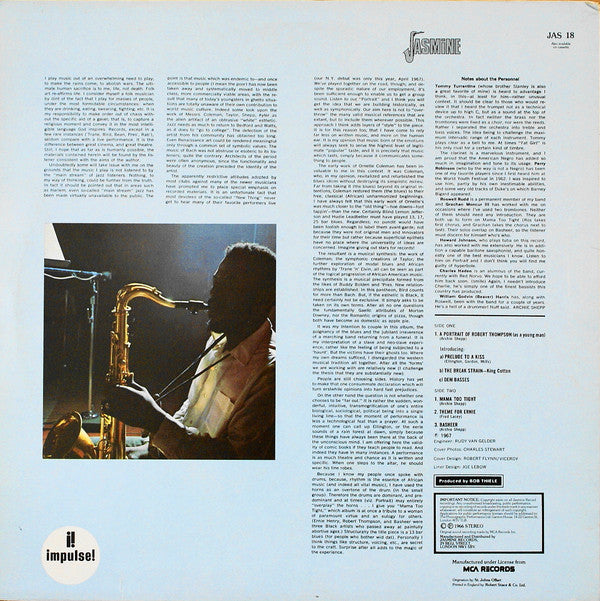 Archie Shepp : Mama Too Tight (LP, Album, RE)