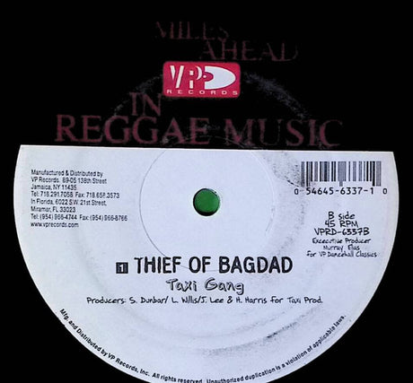 Chaka Demus & Pliers / The Taxi Gang : Murder She Wrote / Thief Of Bagdad (12")