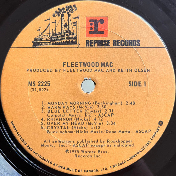 Fleetwood Mac : Fleetwood Mac (LP, Album, RE)