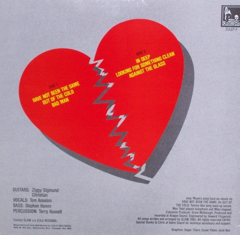 Slow (2) : Against The Glass (12", EP)