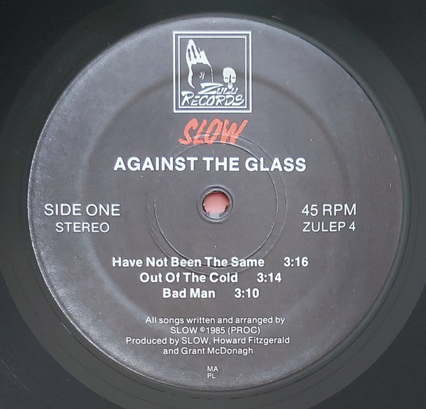 Slow (2) : Against The Glass (12", EP)