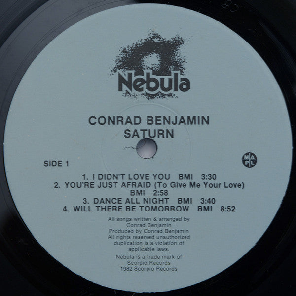 Conrad Benjamin : Saturn (LP, Album)