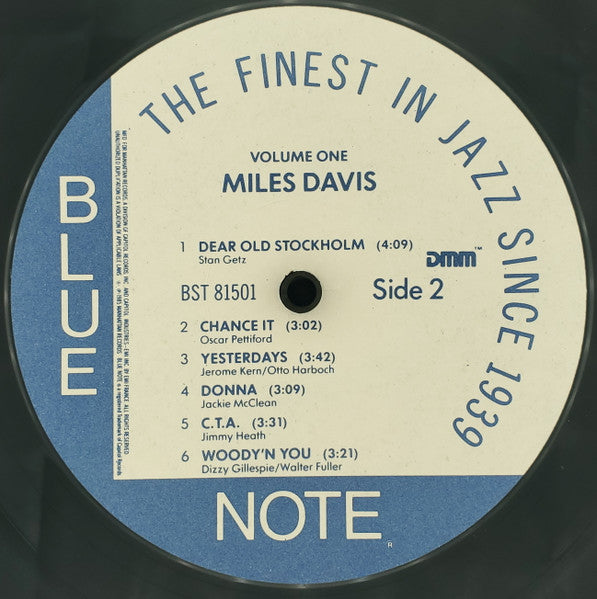 Miles Davis : Volume 1 (LP, Comp, Mono, RE, RM, DMM)