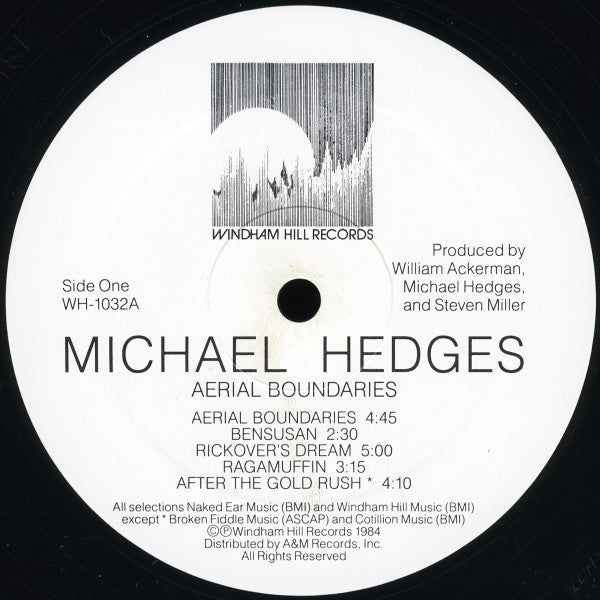 Michael Hedges : Aerial Boundaries (LP, Album, RTI)