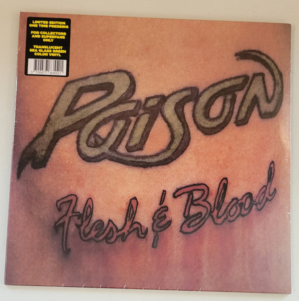 Poison (3) : Flesh & Blood (LP, Album, RE, Sea)