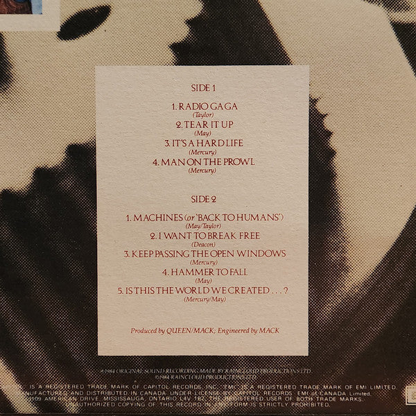 Queen : The Works (LP, Album)