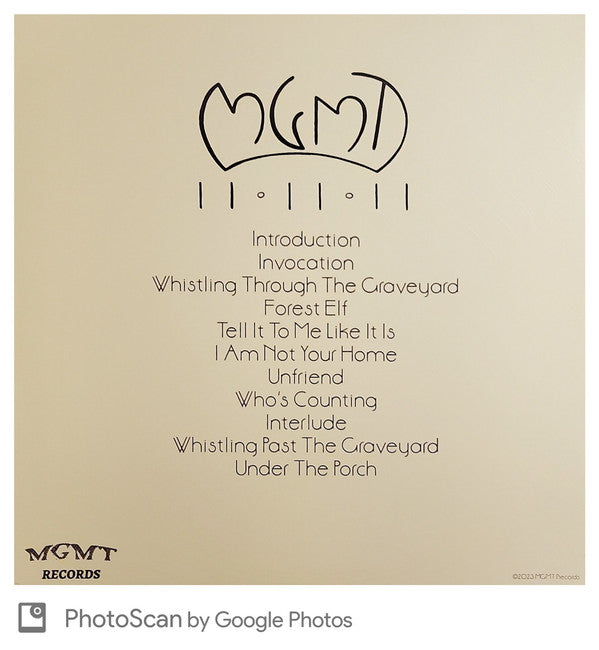 MGMT : 11•11•11 (LP)
