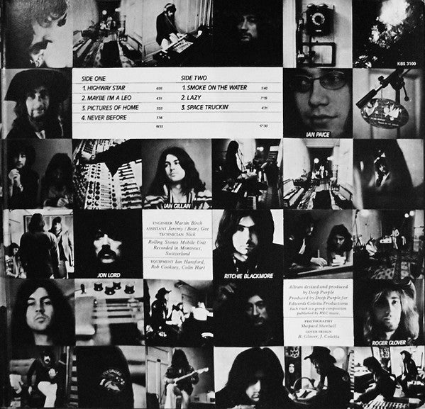 Deep Purple : Machine Head (LP, Album, RE, Imp)