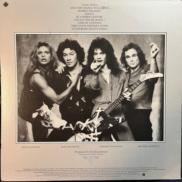 Van Halen : Women And Children First (LP, Album, Imp)