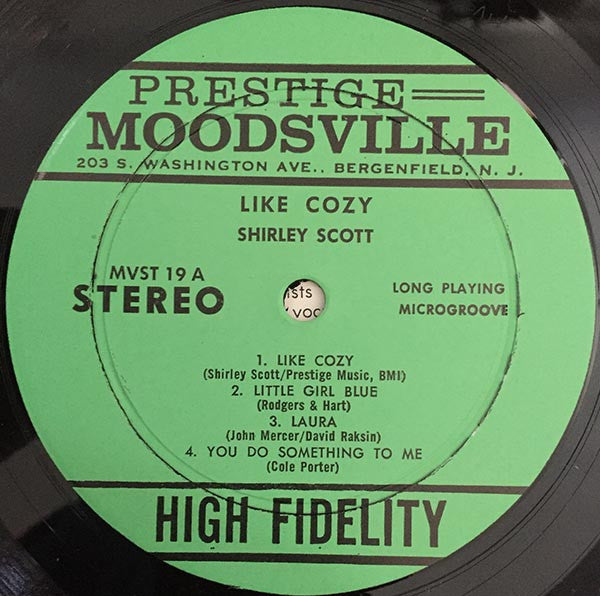 Shirley Scott : Like Cozy (LP, Album)
