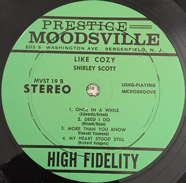 Shirley Scott : Like Cozy (LP, Album)