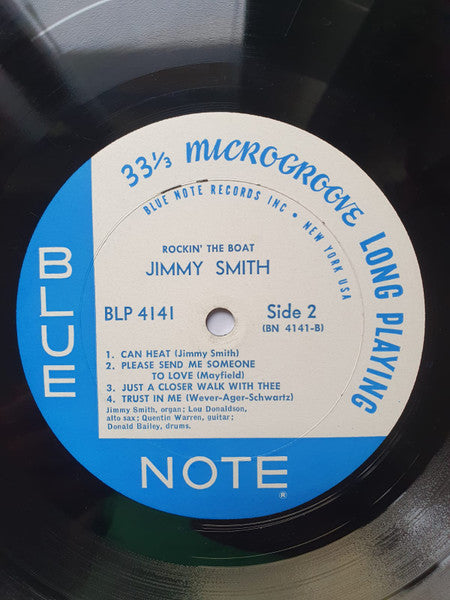 Jimmy Smith : Rockin' The Boat (LP, Album, Mono, No )