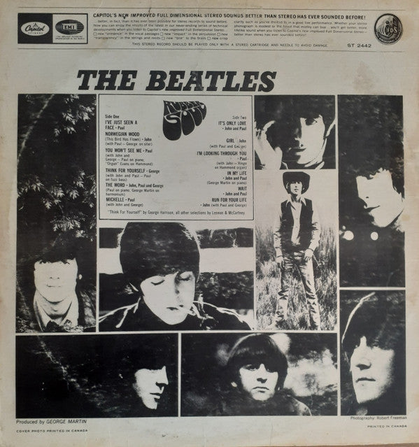 The Beatles : Rubber Soul (LP, Album, RE)