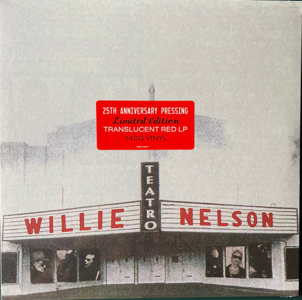 Willie Nelson : Teatro (LP, Album, Ltd, RE, Red)