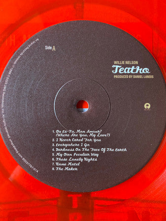 Willie Nelson : Teatro (LP, Album, Ltd, RE, Red)