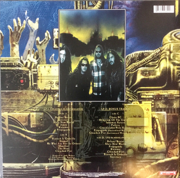 Sepultura : Chaos A.D. (2xLP, Album, RE, RM)