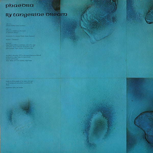 Tangerine Dream : Phaedra (LP, Album, RE, Gat)