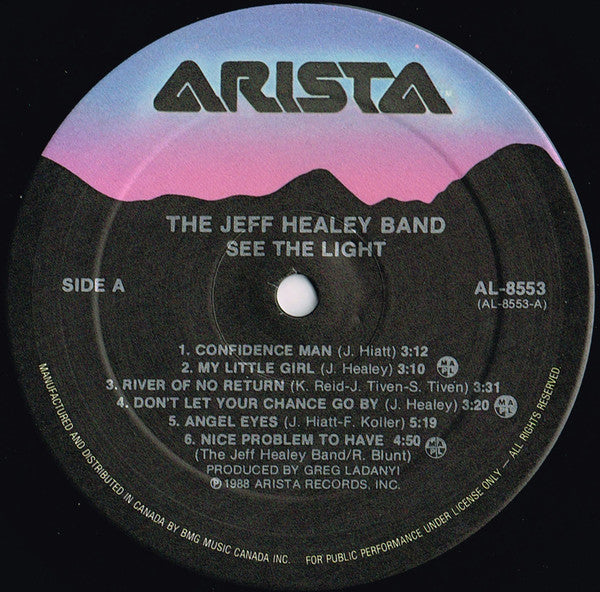 The Jeff Healey Band : See The Light (LP, Album)