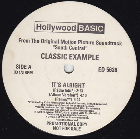 Classic Example : It's Alright (12", Promo)