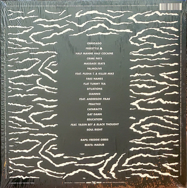 Freddie Gibbs, Madlib : Bandana (LP, Album, RE, RM)