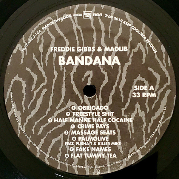 Freddie Gibbs, Madlib : Bandana (LP, Album, RE, RM)