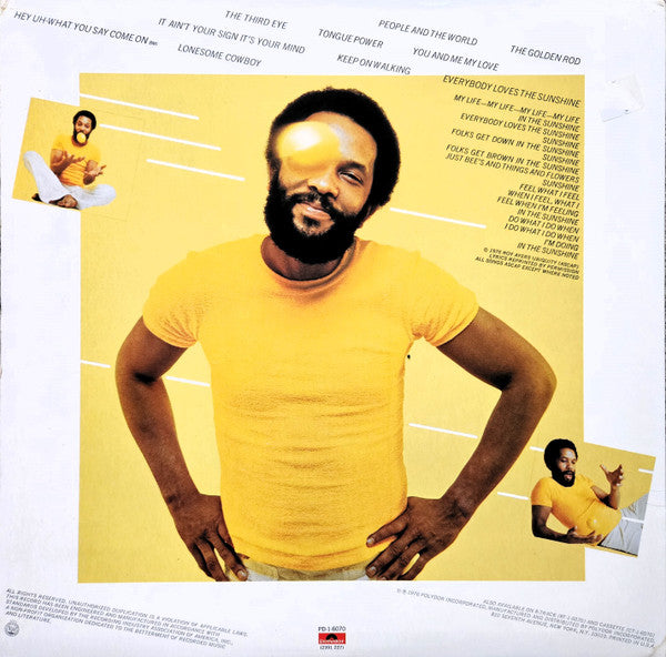 Roy Ayers Ubiquity : Everybody Loves The Sunshine (LP, Album, PRC)