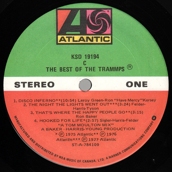 The Trammps : The Best Of The Trammps (LP, Comp)