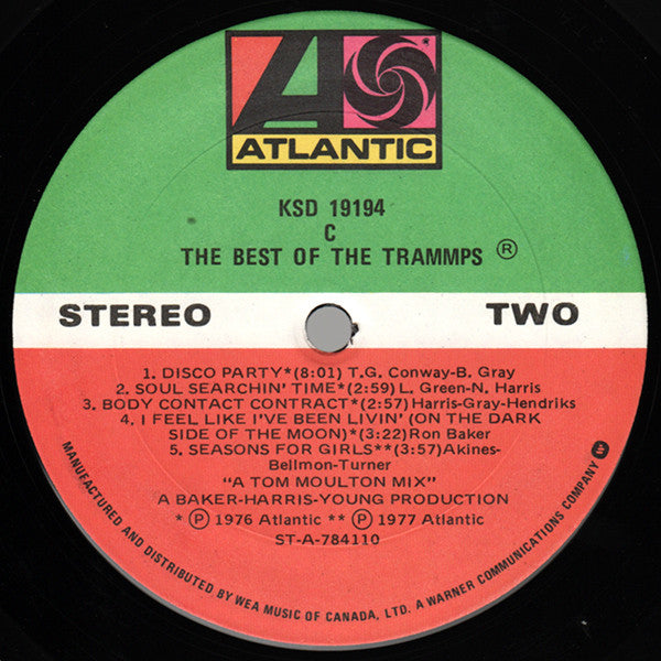 The Trammps : The Best Of The Trammps (LP, Comp)