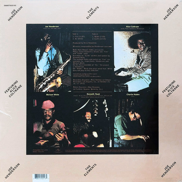 Joe Henderson Featuring Alice Coltrane : The Elements (LP, Album, RE, 180)
