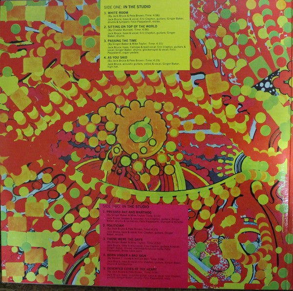 Cream (2) : Wheels Of Fire (2xLP, Album, RE)