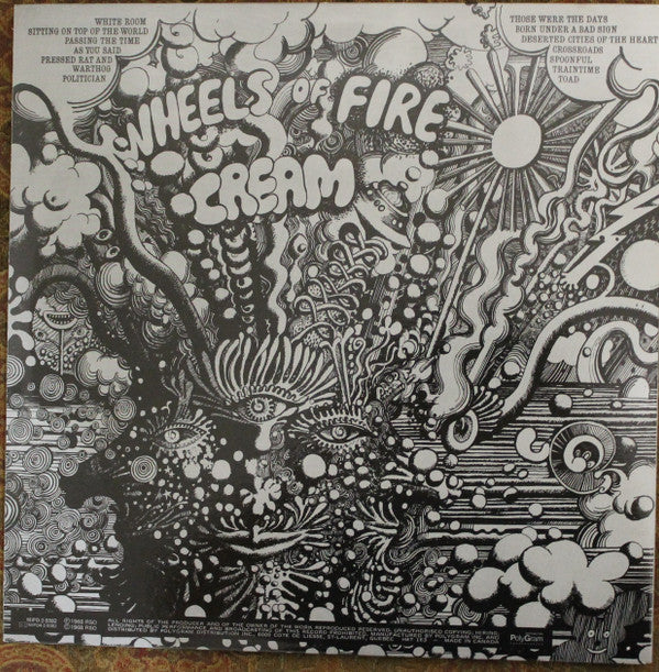 Cream (2) : Wheels Of Fire (2xLP, Album, RE)