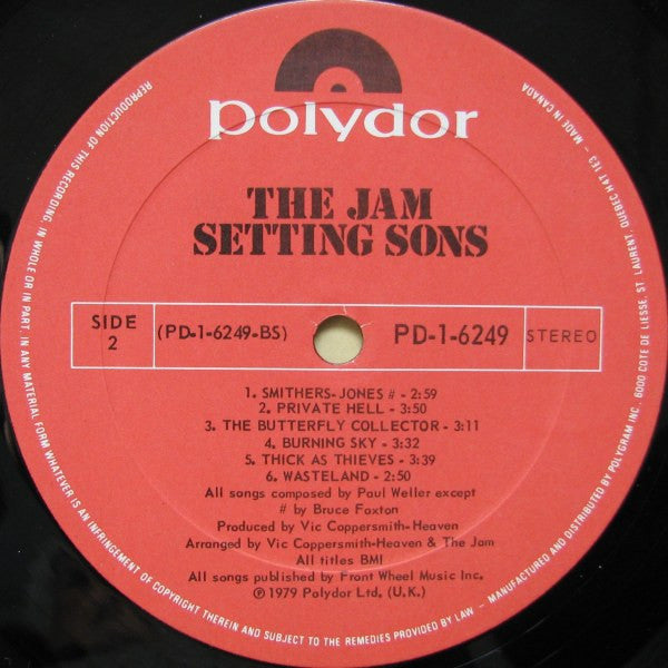 The Jam : Setting Sons (LP, Album)