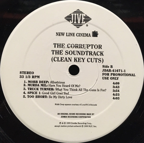 Various : The Corruptor - The Soundtrack (Clean Key Cuts) (LP, Comp, Promo)