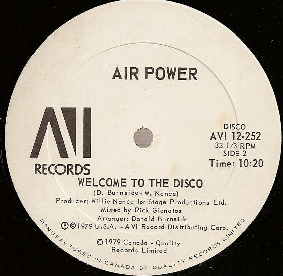 Air Power : Be Yourself (12")