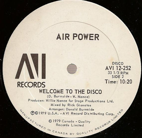 Air Power : Be Yourself (12")