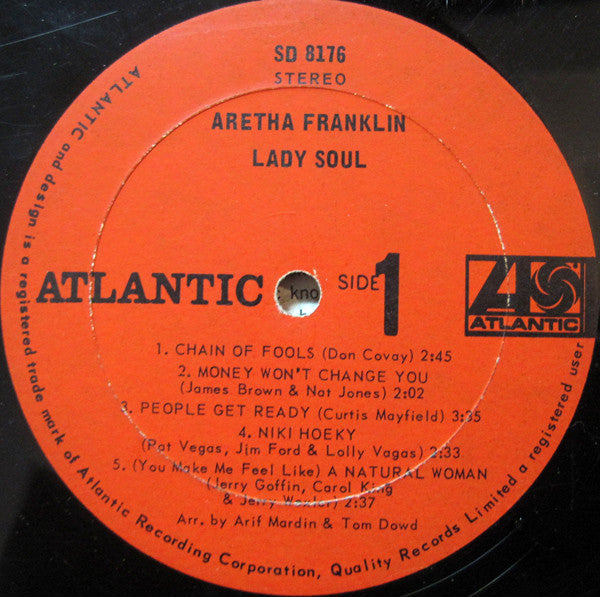 Aretha Franklin : Lady Soul (LP, Album)