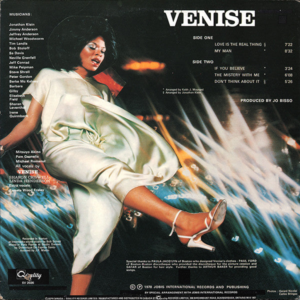 Venise (3) : The Best Disco In The City (LP, Album)
